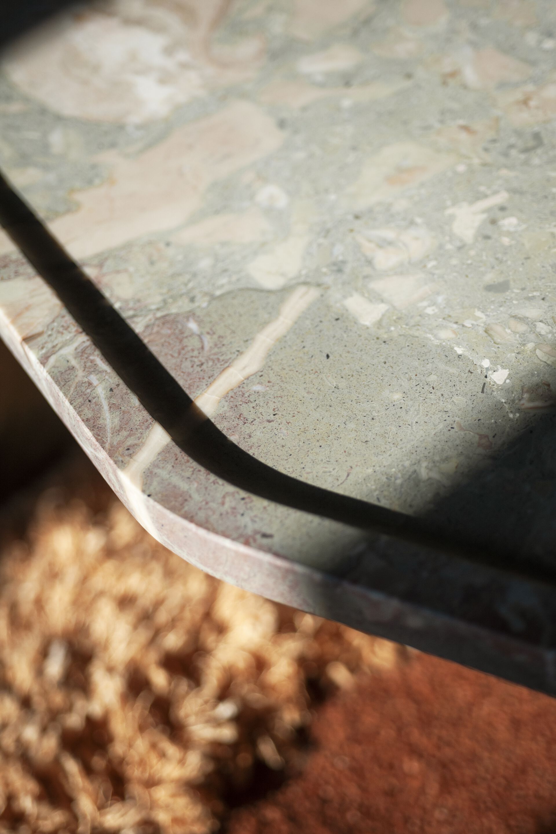 Мраморный журнальный столик для гостиной Baxter шерсть ARCH-00117541 - Вид №2