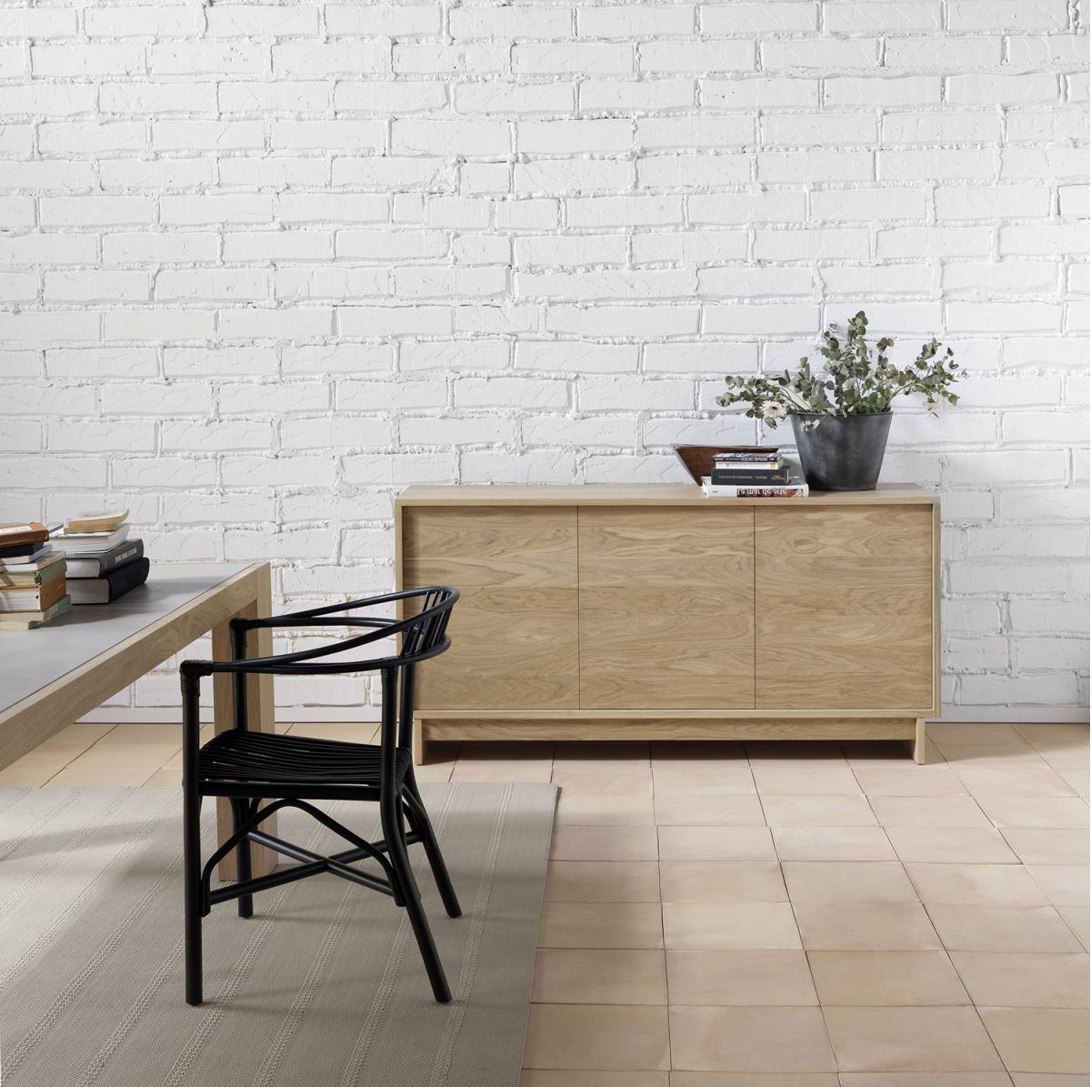 002872 Комод с 3 дверцами Expormim Basic - Вид №1