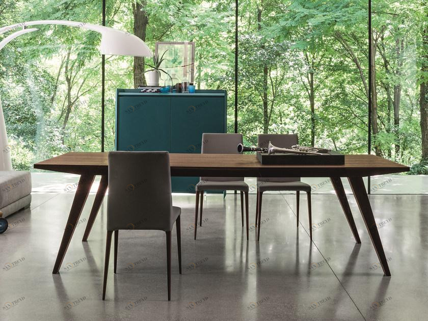 Dall'Agnese Прямоугольный раздвижной стол из дуба Slash sun-id-1488330