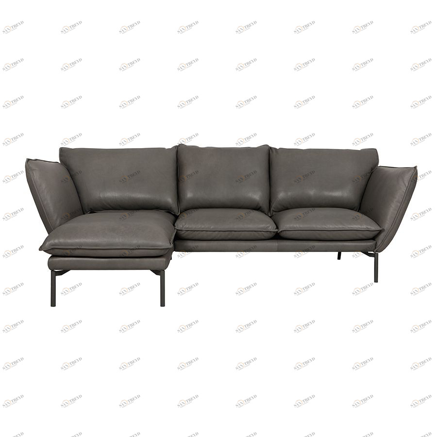 Угловой диван левый HUGO серый Sits S1235