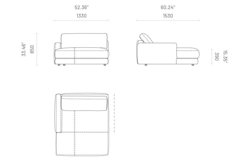 Модульный диван Domkapa EDWARD ARCH-00073709 - Вид №17