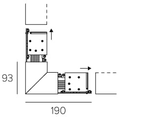 Экструдированная алюминиевая система освещения трека Letroh узел ARCH-00141698 - Вид №23