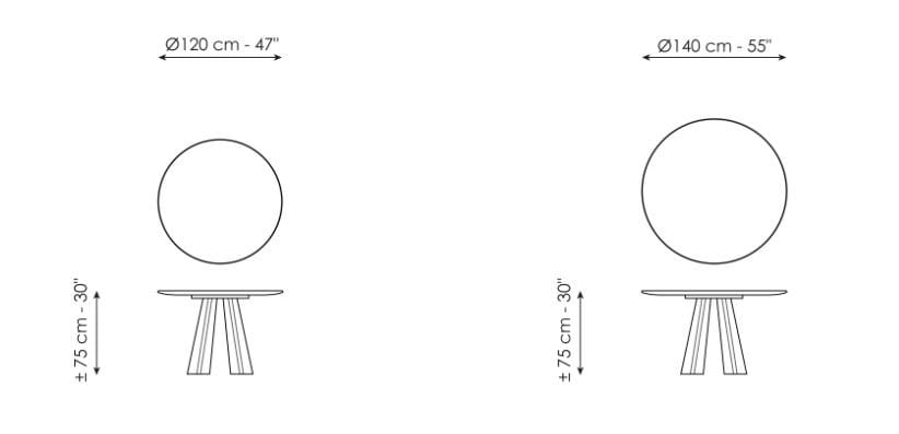 Круглый стол BONALDO TORII ARCH-00138251 - Вид №3