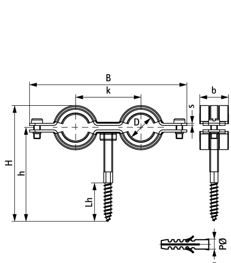 0802129 BIS Cobra Двойные хомуты с epdm walraven  - Вид №1
