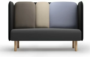 SOFTREND 3-х местный тканевый диван с огнестойкой обивкой August