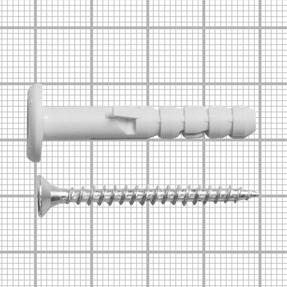 Дюбель потайной Standers PND 6F 6х40 мм с шурупом для легких креплений 83387804 STLM-0040740 - Вид №4