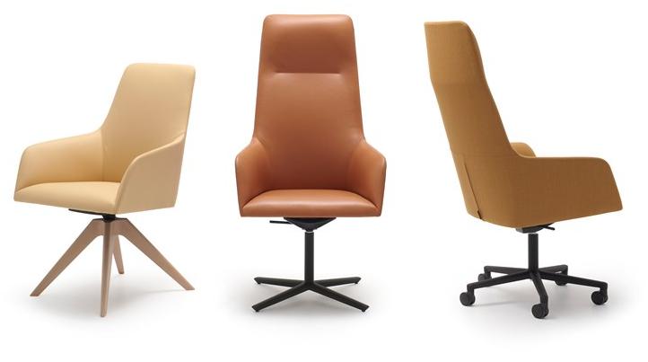 Andreu World Кресло исполнительное вращающееся с 4 спицами Alya executive So1491 - Вид №2