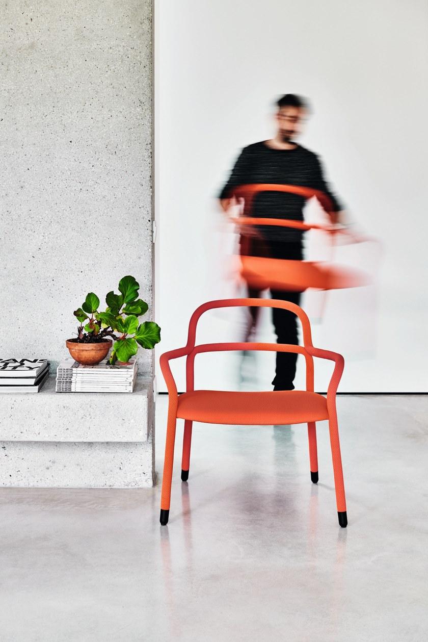 Midj Кресло из ткани с подлокотниками Pippi sun-id-1393559 - Вид №1