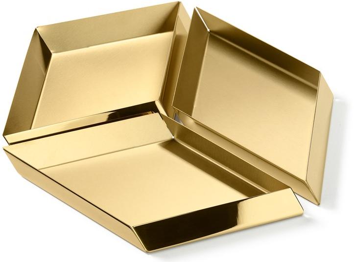 GHIDINI1961 Поднос из латуни Axonometry sun-id-1458391 - Вид №1