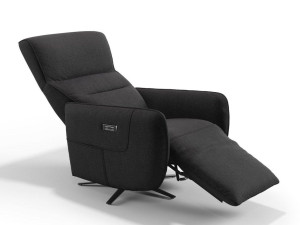 5-спицевое тканевое кресло с подлокотниками