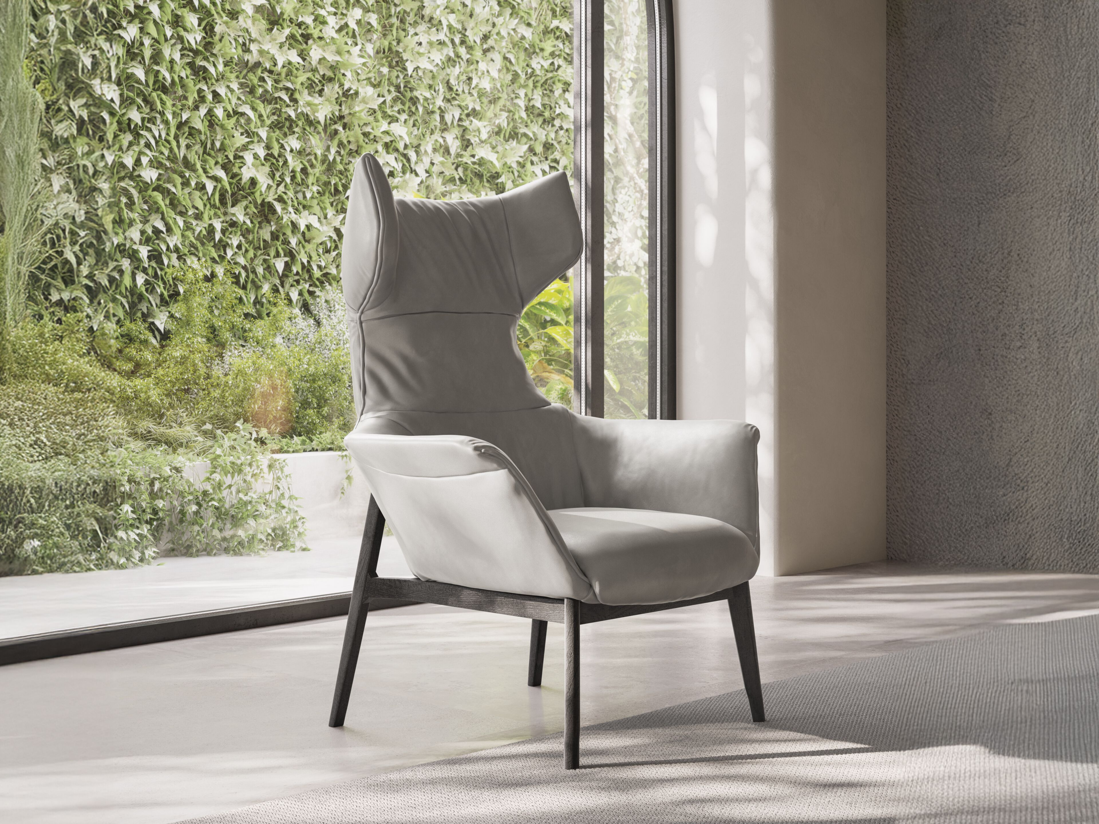 Кресло с высокой спинкой Natuzzi Italia Aura ARCH-00059140 - Вид №3