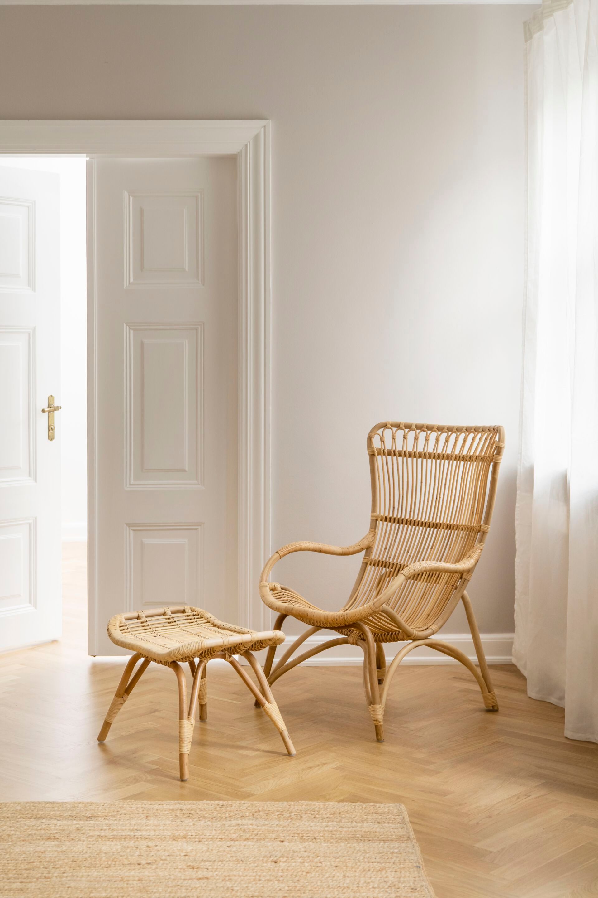 Кресло из ротанга с подлокотниками Sika Design Originals ARCH-00087240 - Вид №1