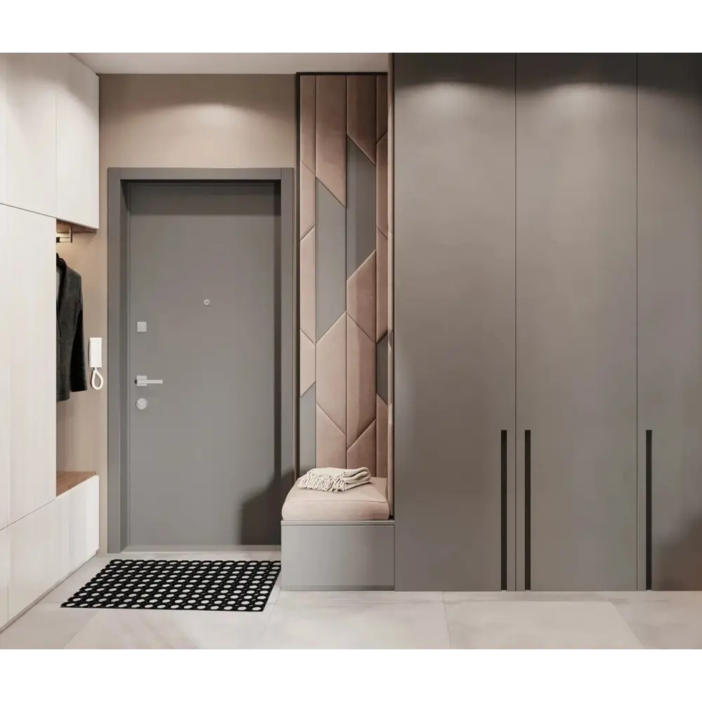 Коврик грязезащитный каучук Amigo 100x150 см цвет черный STLM-2154380 - Вид №5