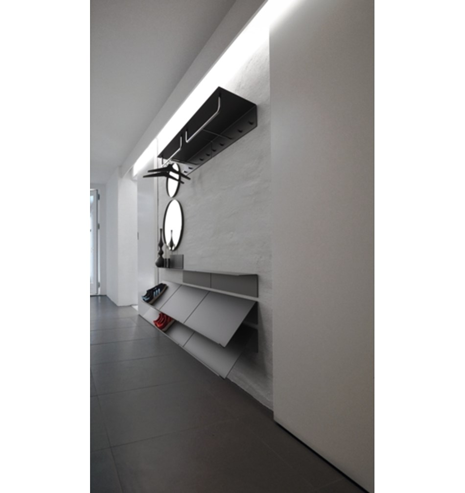 FROST Полка 4022 15x15x100cm » черная Алюминий Черный U4022-B  - Вид №7