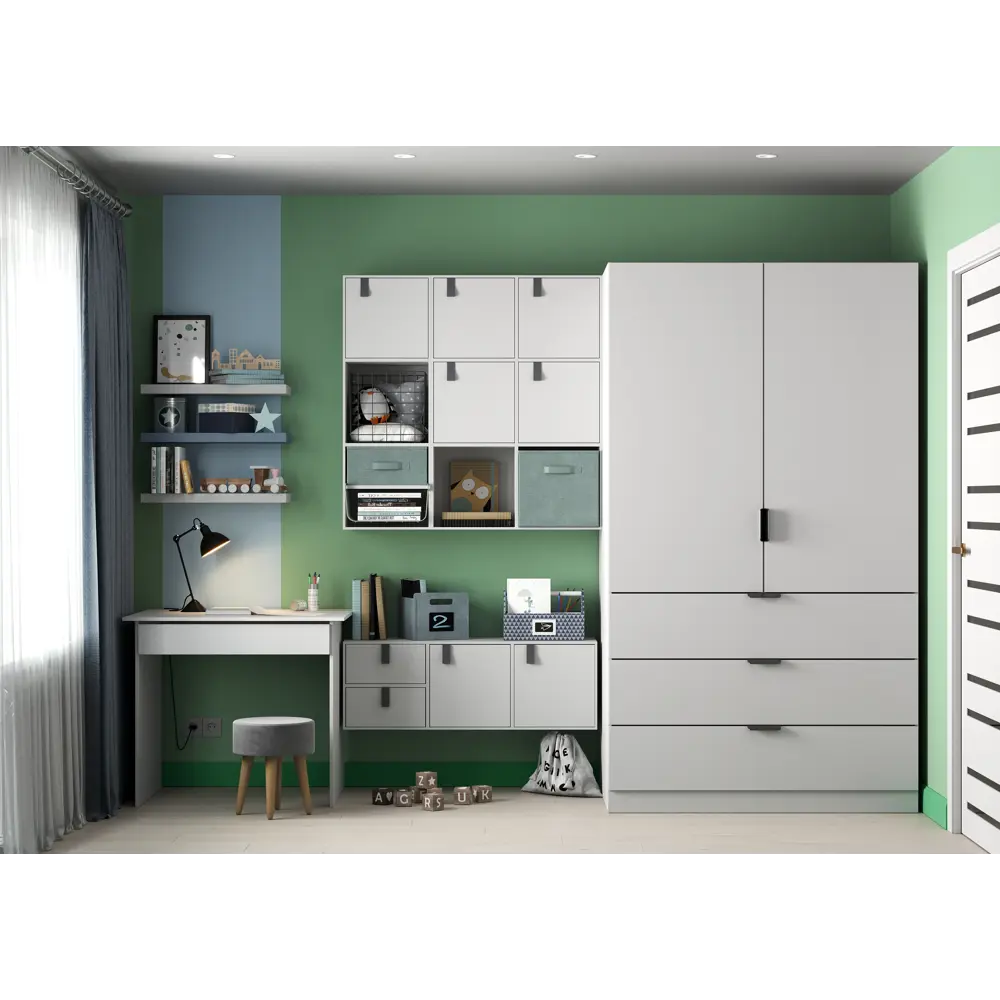 Вставка сетчатая для полки Spaceo KUB Laguna 320x174x308 мм металл цвет сизый STLM-2112961 - Вид №2