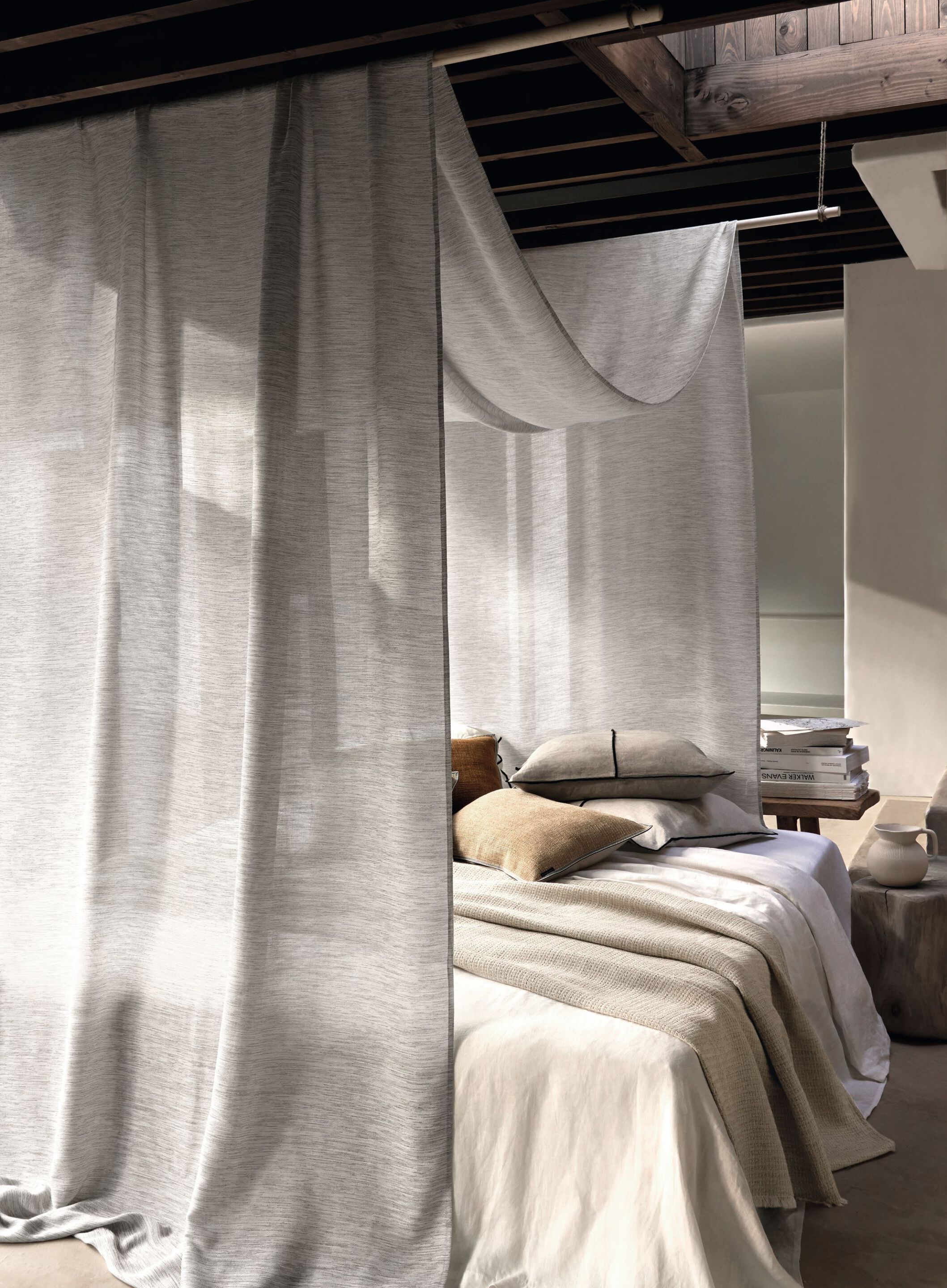 Однотонная ткань из вуали для штор Casamance Voltige ARCH-00099844 - Вид №3