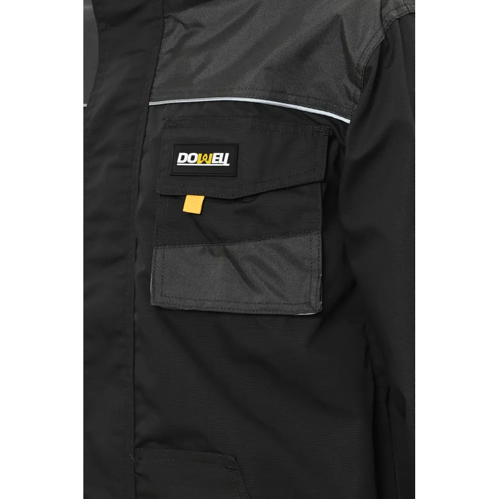 Рабочая куртка Dowell D81210 для сложных условий - серый 4XL 89433443 STLM-1575580 - Вид №2