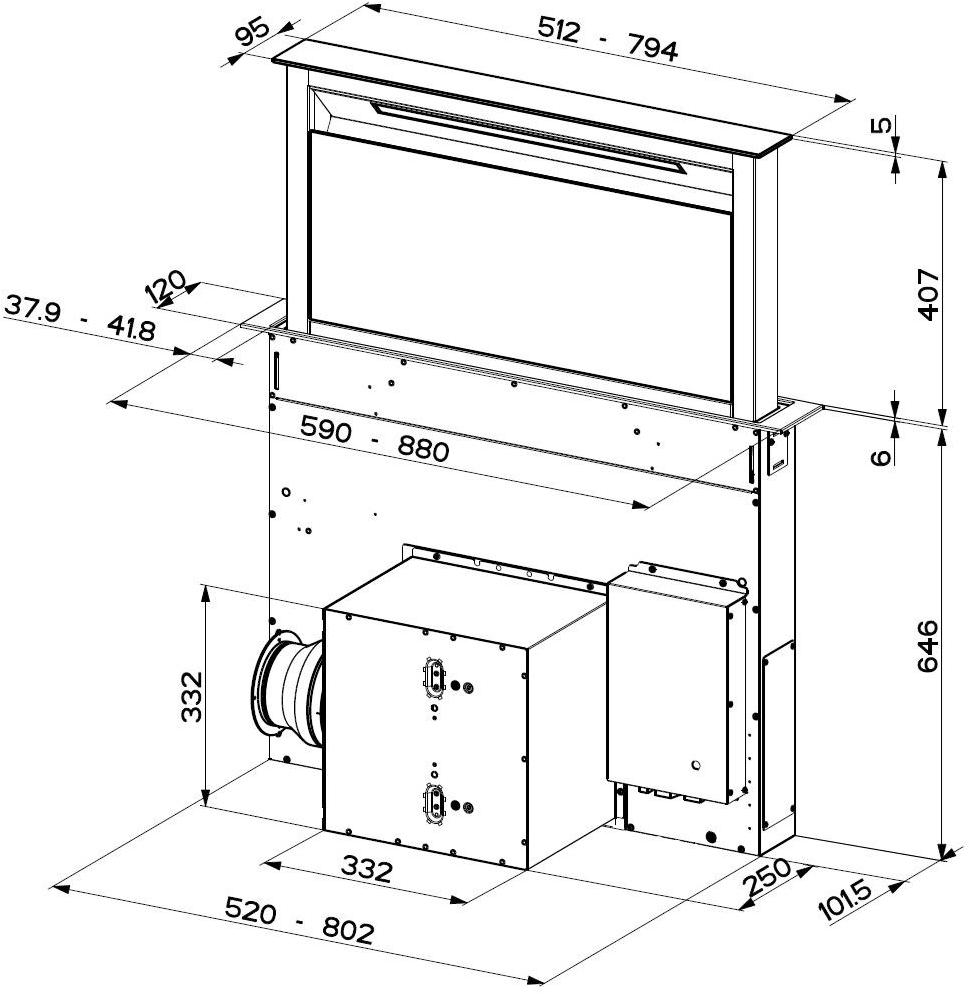 FABER Вытяжная вытяжка в классе стекла  340.0492.567/566  - Вид №8