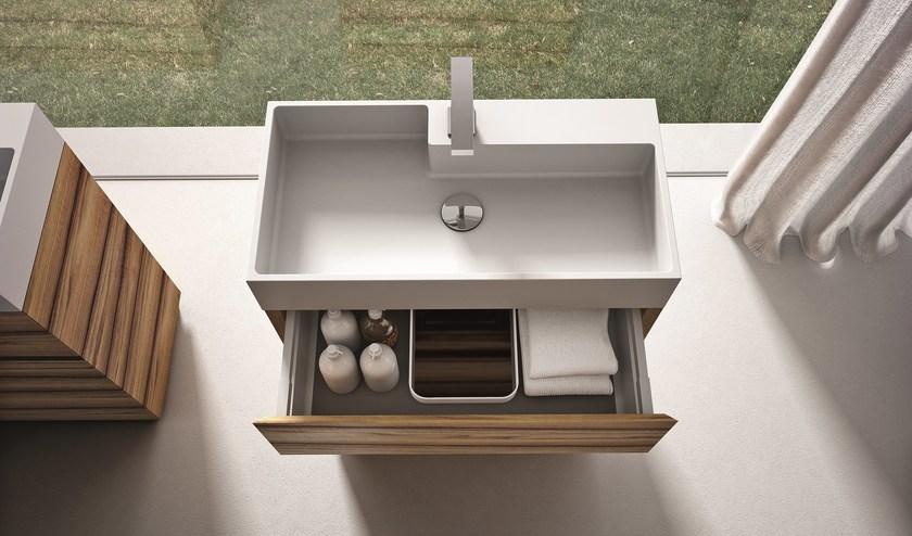 Ideagroup Тумба под раковину из орехового дерева Cubik sun-id-1499482 - Вид №2