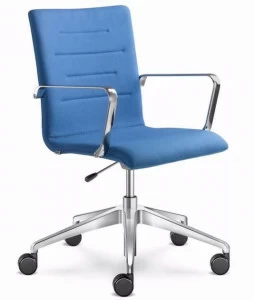 LD Seating Регулируемое по высоте офисное кресло с подлокотниками на колесиках Oslo 227-f80-n6