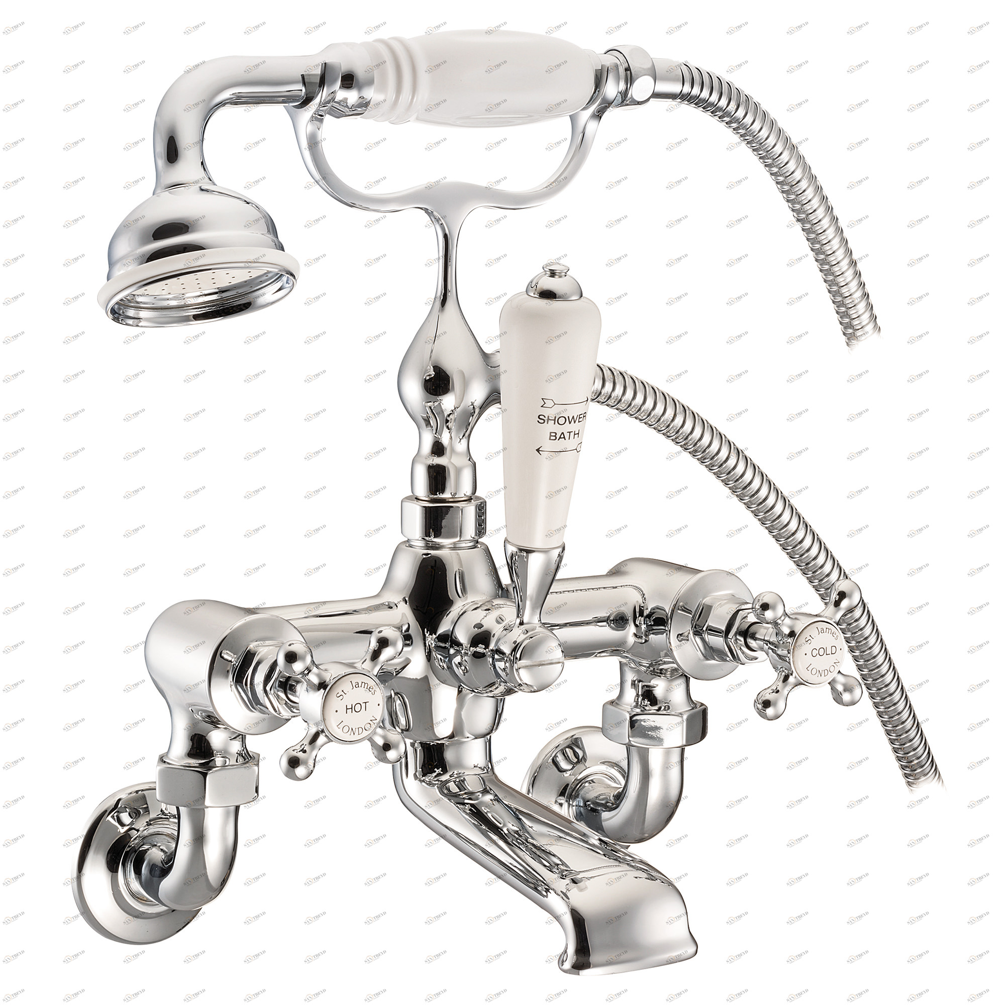 Traditional bathrooms Смеситель для ванны и душа ЛОНДОН 3/4 " Tb350.614.ag LONDON