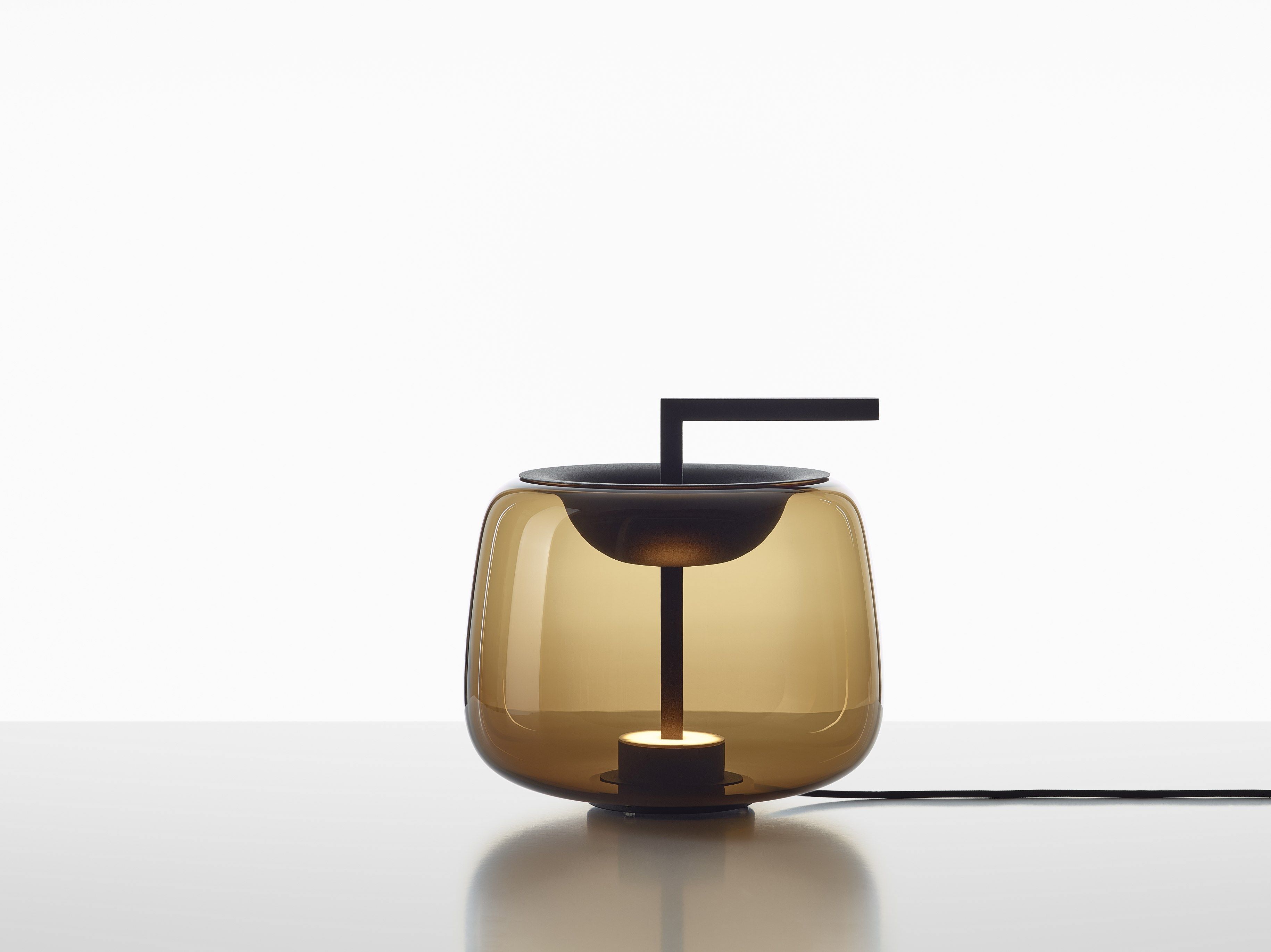 Светодиодная настольная лампа из дутого стекла BROKIS Double ARCH-00003374 - Вид №5