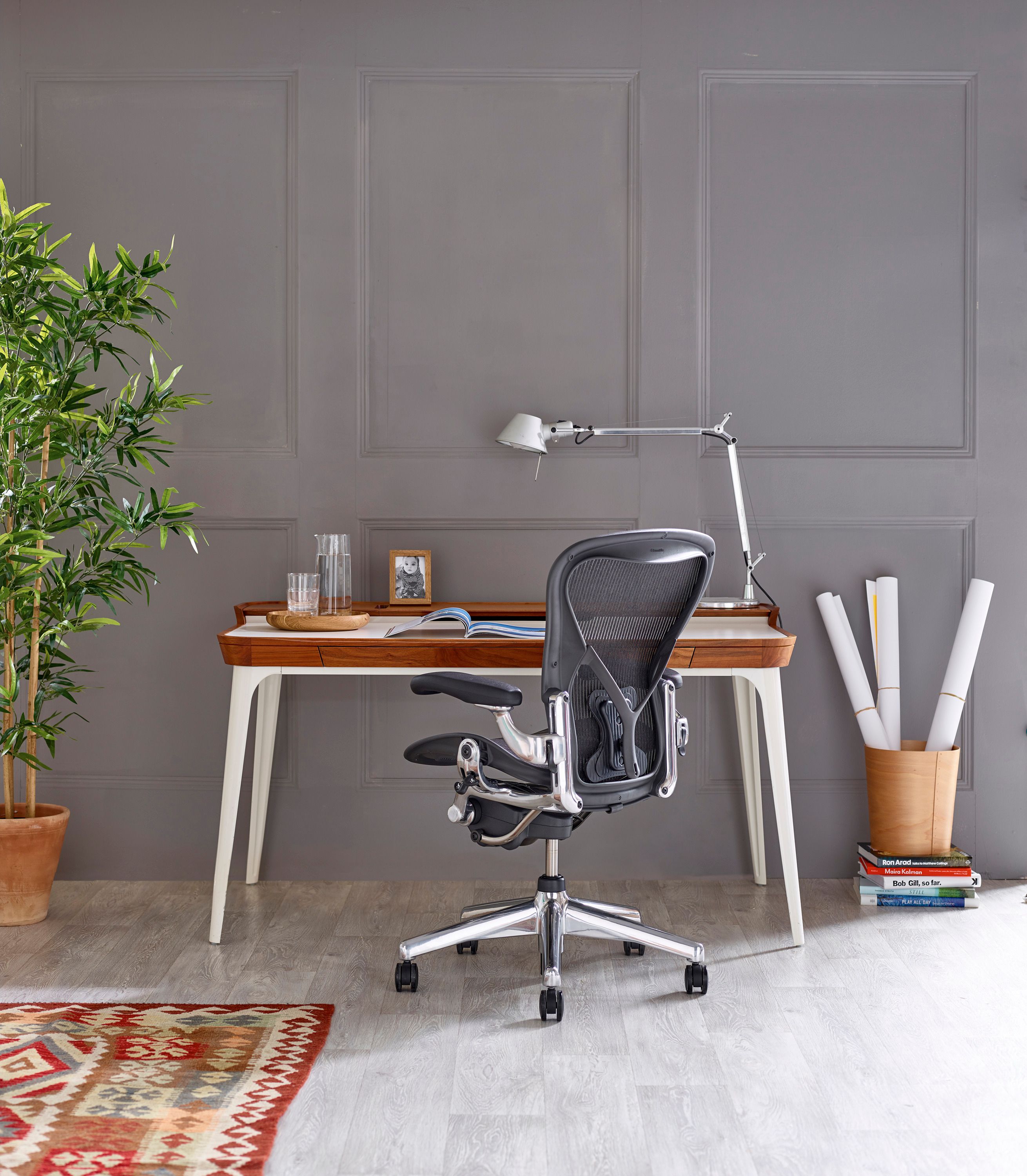 5-спицевое вращающееся офисное кресло с колесами Herman Miller Aeron ARCH-00152986 - Вид №9