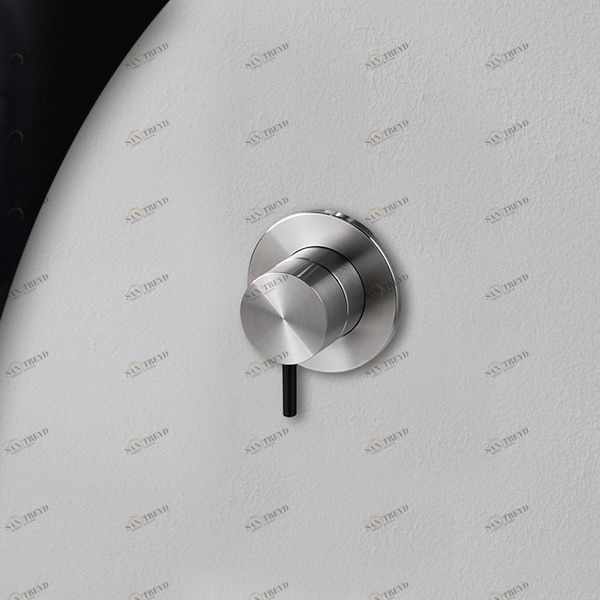 Девиатор двухрежимный матовая сталь с черной ручкой Toki Radomonte TKI10SCIL22