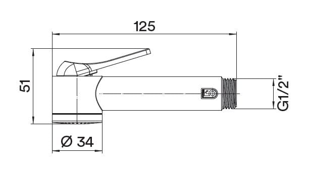 ABS ручной душ Bossini Apex ARCH-00106207 - Вид №5