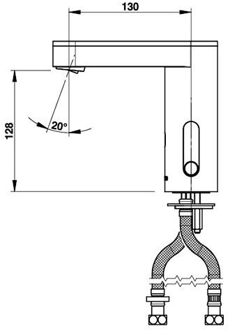 Бесконтактный смеситель Presto So'o 56204 56204.0 - Вид №1