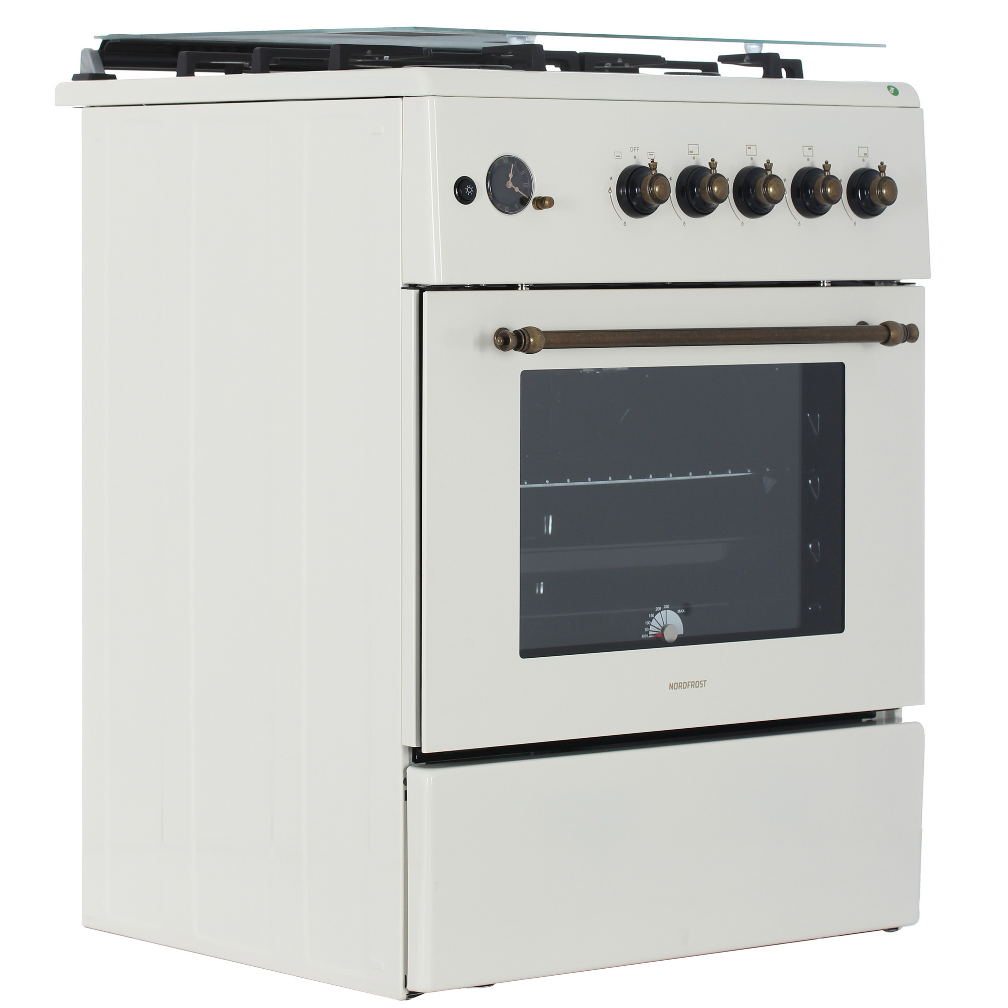 9016706 Газовая плита NORDFROST GG 6064 YR бежевый STDN-0056906 - Вид №1