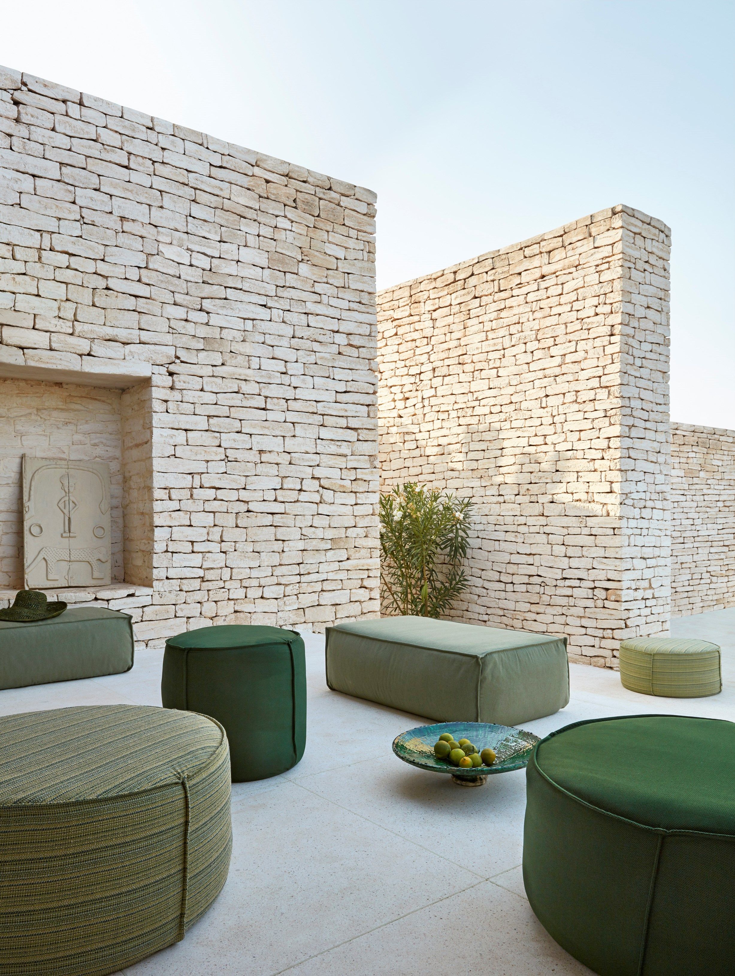 Ткань круглый сад пуфик MANUTTI ARCH-00059431 - Вид №8