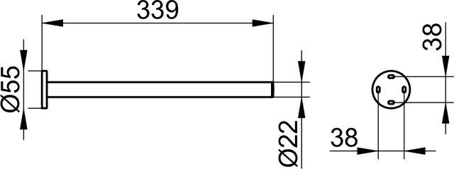 14923010000 Полотенцедержатель KEUCO Plan - Вид №3
