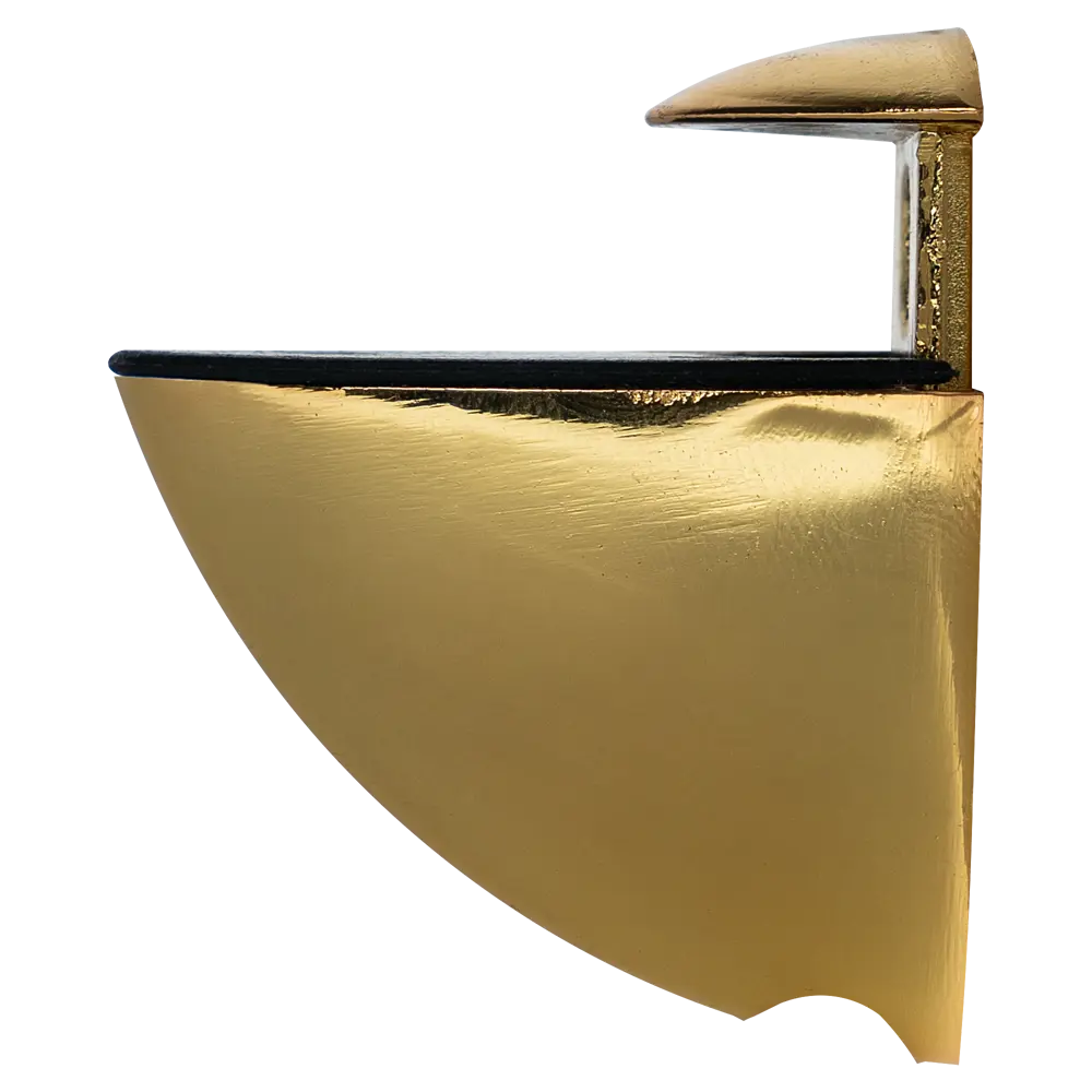 Полкодержатель Пеликан 40x22x40 мм ЦАМ цвет золото Santreyd STLM-2048416 - Вид №1