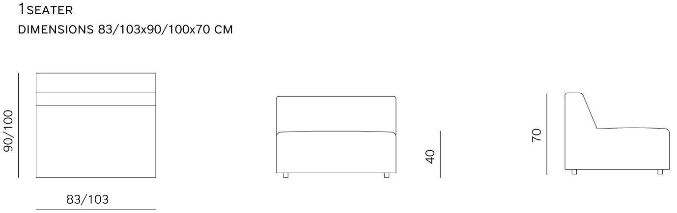 prostoria Модульный диван Match sun-id-1486919 - Вид №6