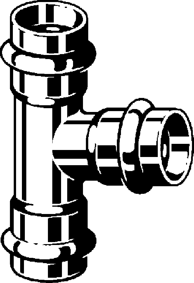 Viega Тройник Sanpress Inox 2318 (435929) 435 929 - Вид №1