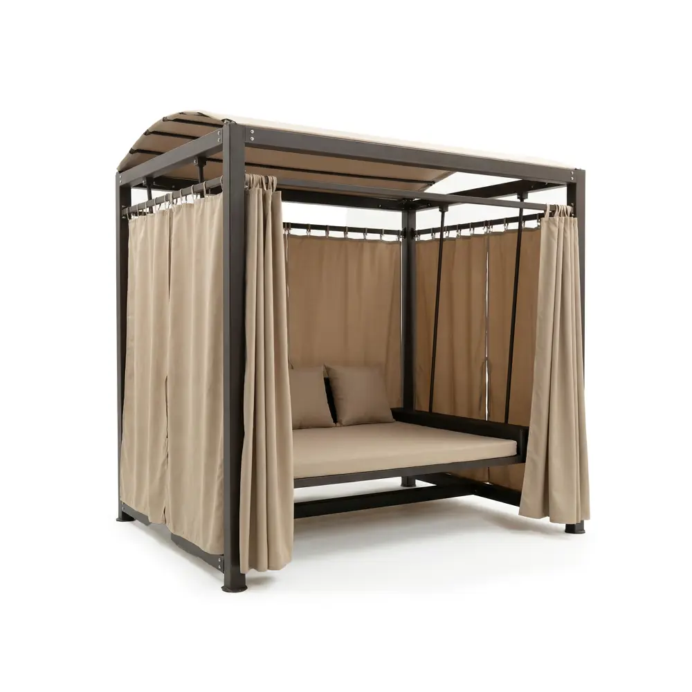 Качели садовые Greengard Астория 3-х местные бежевый/коричневый STLM-2135261 - Вид №3