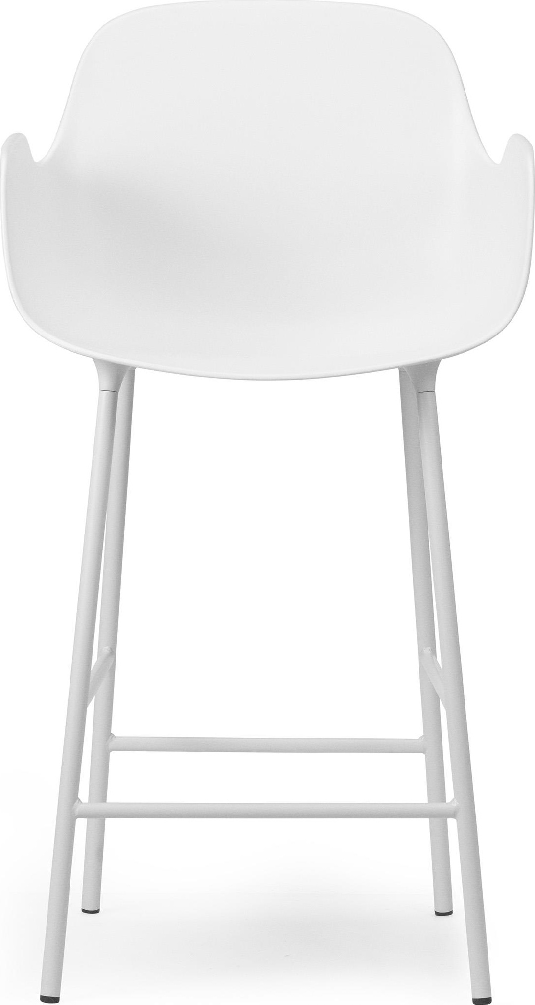 1402018 Bar Кресло 65 см Сталь / Белый Normann Copenhagen Form - Вид №1