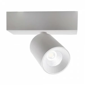 Спот потолочный светодиодный с металлическим плафоном белый Crystal Lux CLT 018W1 WH CRYSTAL LUX CLT 018 00-3925930 Белый