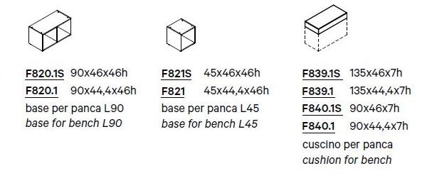 Manerba Модульная деревянная скамья K-word sun-id-1432111 - Вид №7