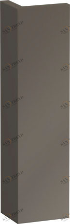 LC589908989 L-Cube Доборная планка для шкафчика L-Cube Фланелево-серый глянцевый лак Duravit