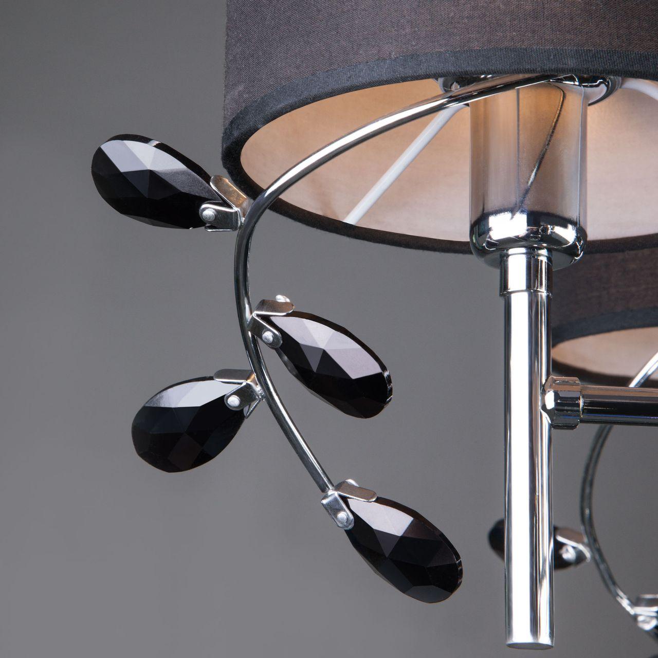 Подвесная люстра Eurosvet Florian 70071/6 хром EUROSVET FLORIAN 187552 Черный - Вид №2