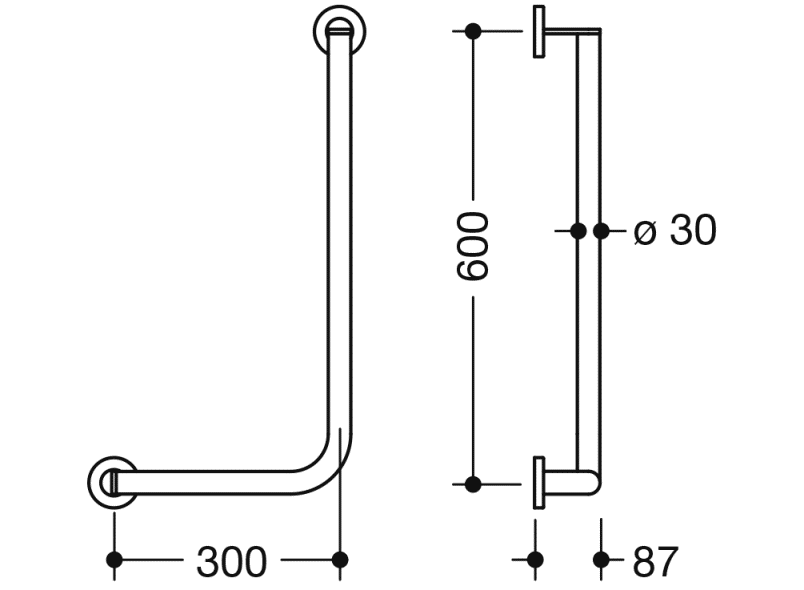 900.22.13560 угловая ручка HEWI System 900 - Вид №4
