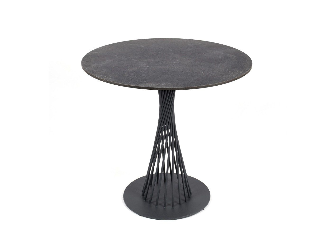 Круглый обеденный стол из нержавеющей стали FISCHER MÖBEL Claris ARCH-00016066 - Вид №1