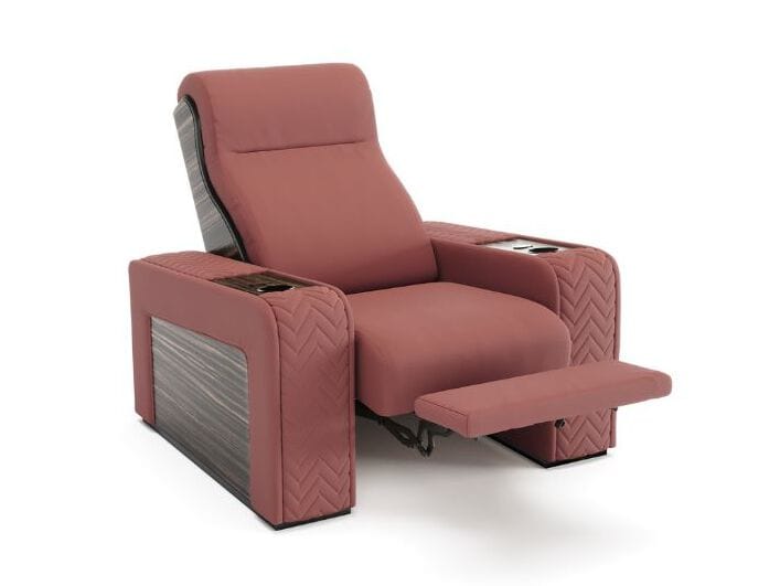 Кожаное кресло с подлокотниками Vismara Design Онассис ARCH-00029954