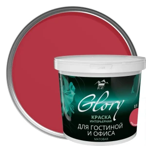 Краска для гостиной Glory 0.9 л цвет красное дерево 81963909 STLM-2014712