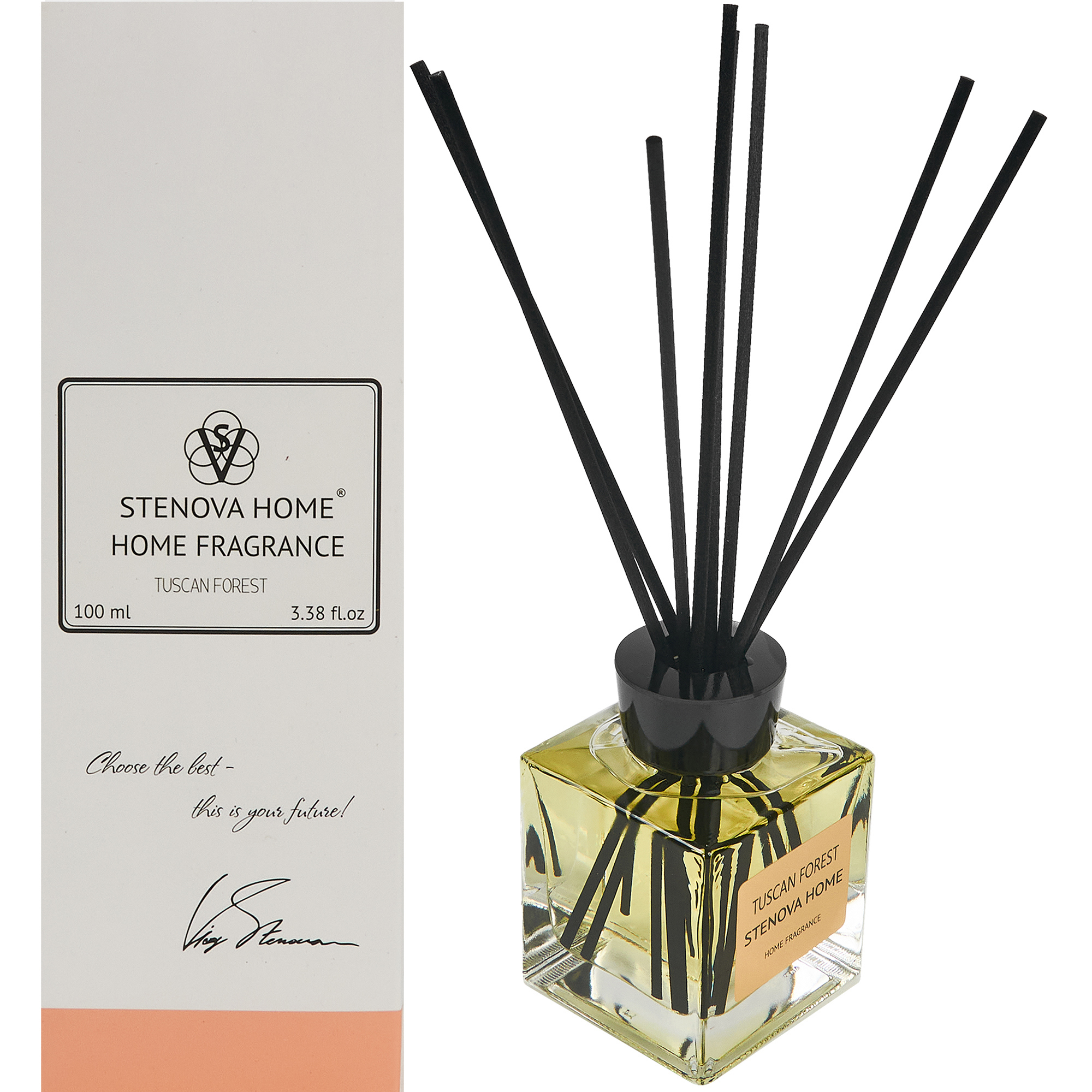 STENOVA HOME Аромадиффузор Tuscan Fores с цитрусовым ароматом, 100 мл 82911872 STLM-0037886