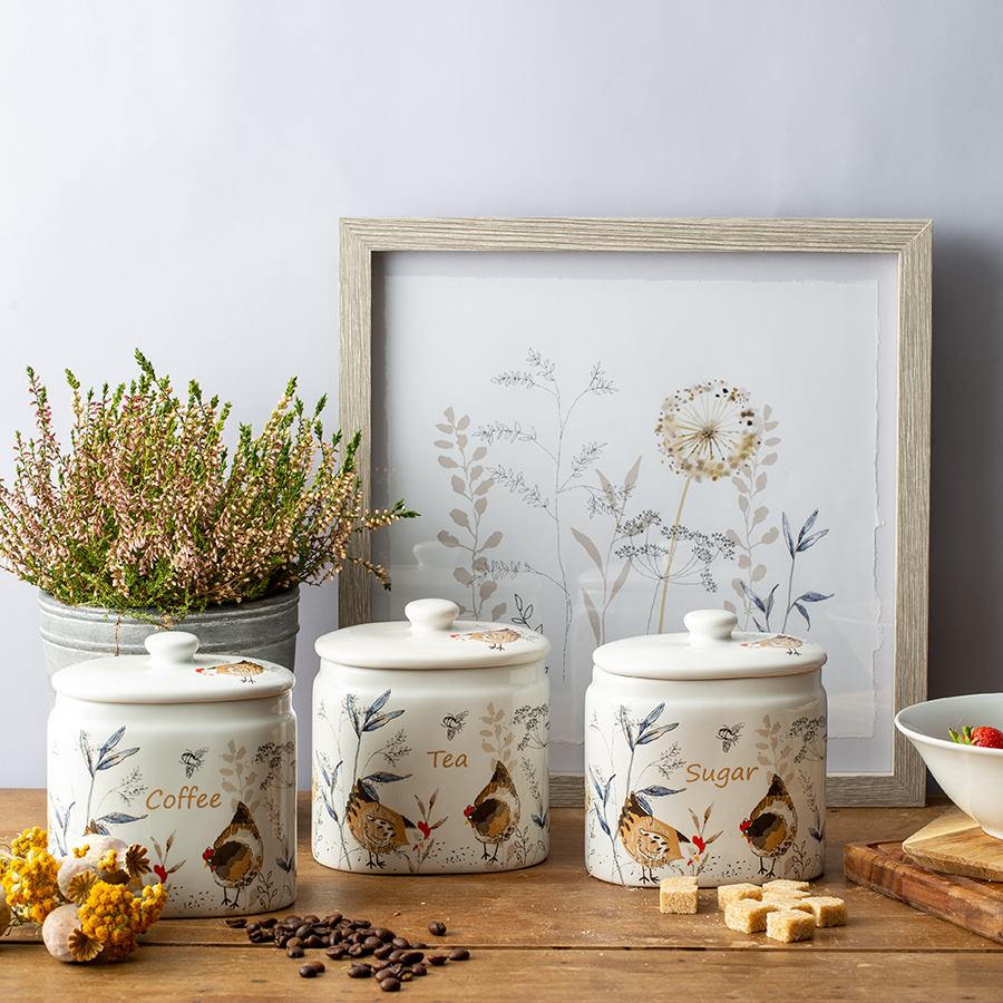 P_0059.632 Емкость для хранения чая country hens 650 мл Price&Kensington  - Вид №1