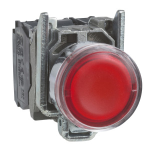 XB4BW34B5 Кнопка Harmony 22 мм, 24В, IP66, Красный Schneider Electric Кнопки и лампочки
