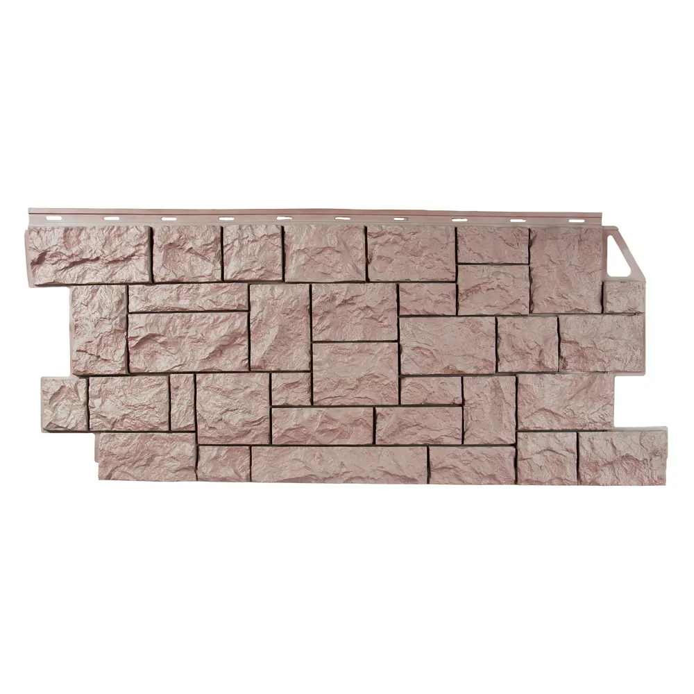 Фасадная панель FineBer Камень дикий цвет терракотовая STLM-2133995